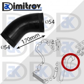 Маркуч турбо BMW 3 E46 5 E39